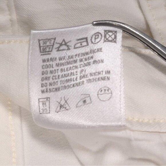 ESCADA SPORT Women ITALY🇮🇹MADE KATE Jeans BootCut Flare White Mid Rise Size 40 - Picture 15 of 15